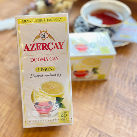 AZERÇAY【25袋入り】レモンフレーバドティー｜アゼルバイジャンのおいしい紅茶