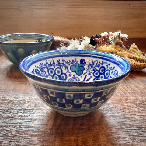 茶碗【11cm】バフチヨール工房｜ウズベキスタンの美しいうつわ（輸入食器・陶器）