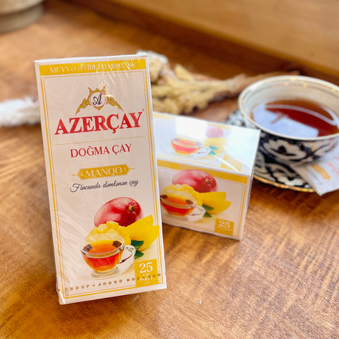 AZERÇAY【25袋入り】マンゴーフレーバドティー｜アゼルバイジャンのおいしい紅茶