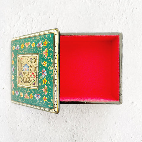 小物入れ【6×6】細密画箱｜ウズベキスタンのおしゃれなインテリア（海外雑貨・ジュエリーボックス）