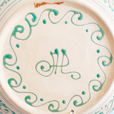 飾り皿/プレート【23cm】アリシェル工房｜ウズベキスタンの美しい陶器（輸入食器・インテリア）